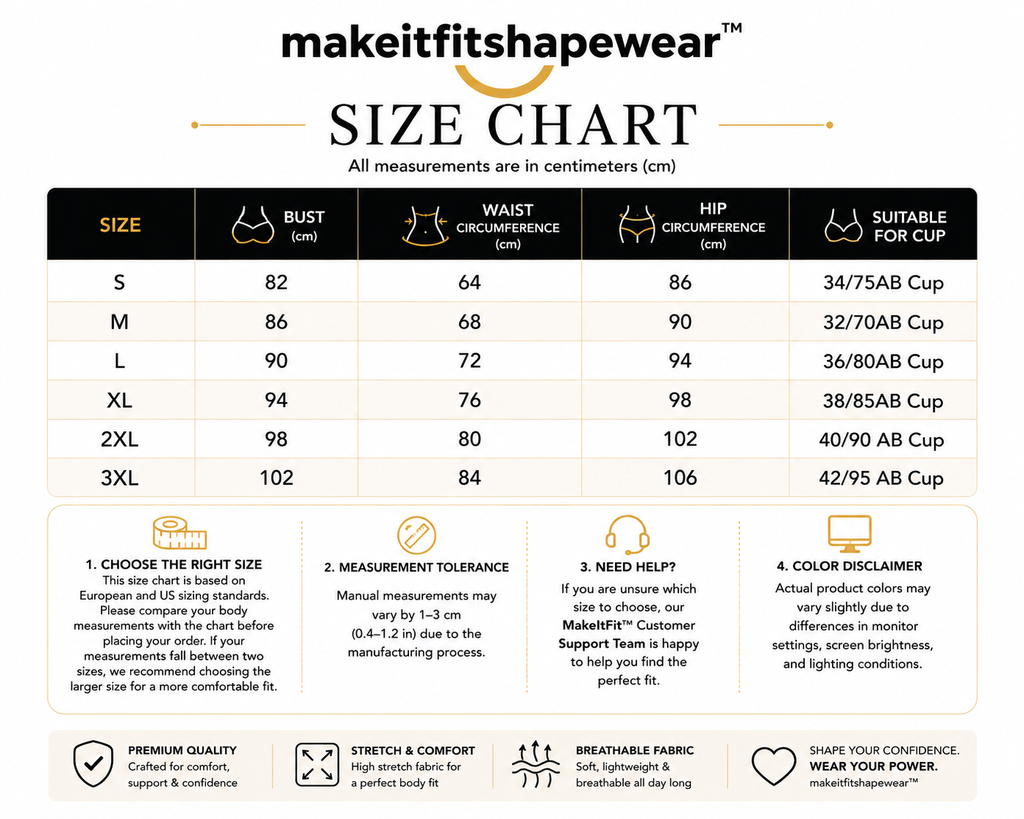 MakeItFit™ SculptFlex Open-Back Bodysuit Shapewear