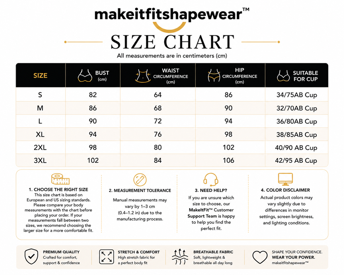 MakeItFit™ SculptFlex Open-Back Bodysuit Shapewear