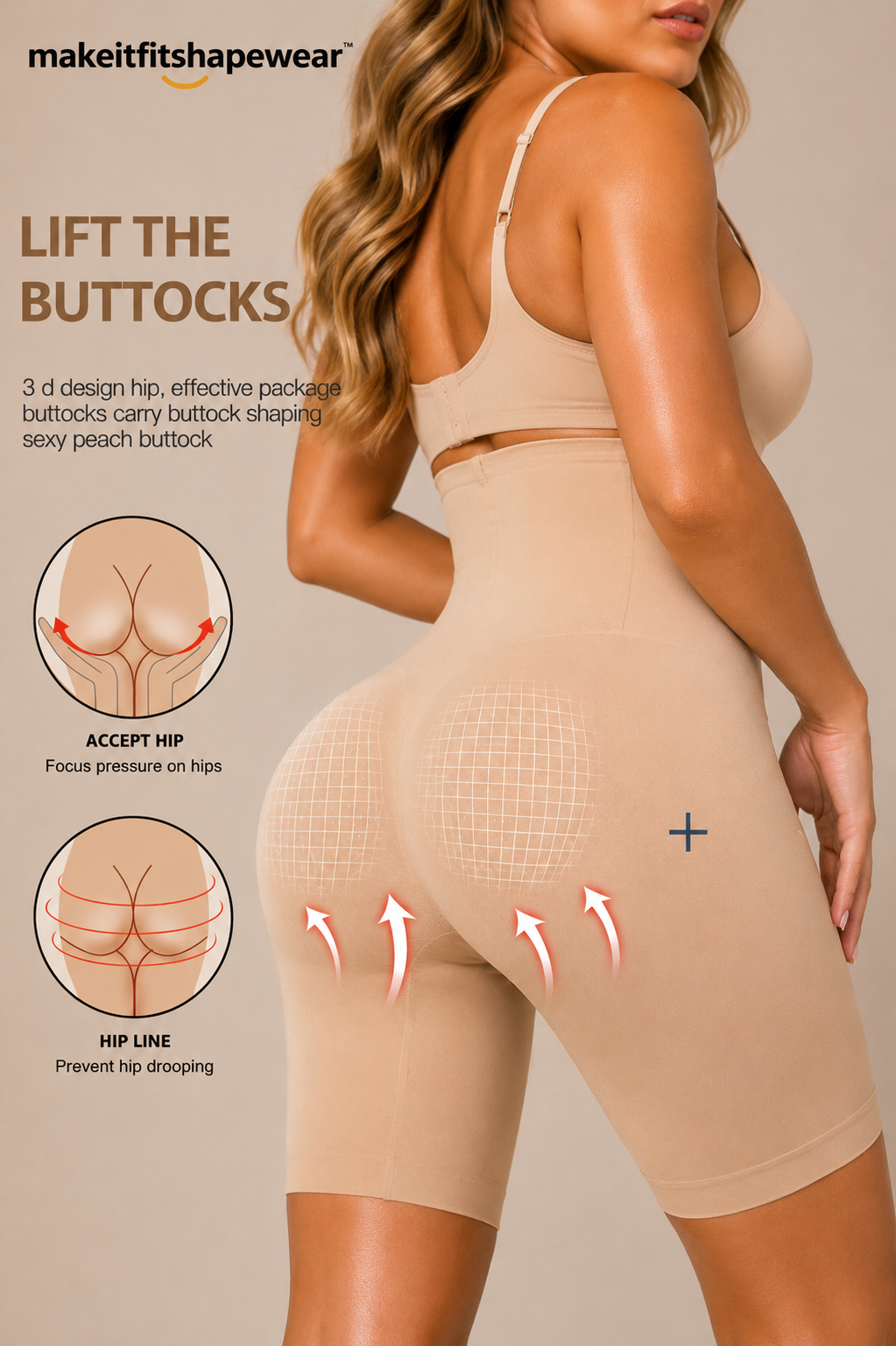 MakeItFitshapewear™ SculptCurve High-Waist Shorts