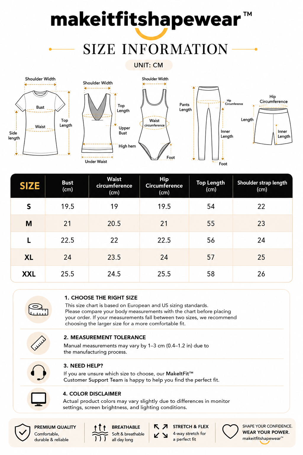 MakeItFit™ SculptEase Shaping Slip Dress – Seamless Tummy Control Body Shaper with Built-In Bra