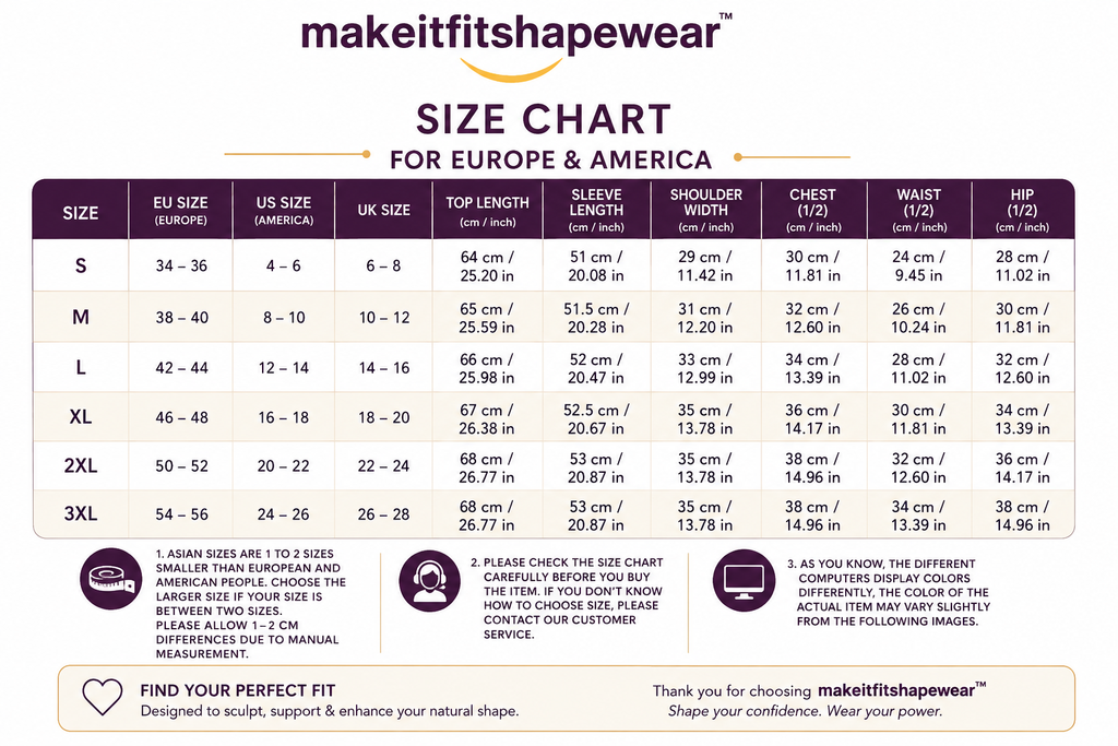 MakeItFit™ SculptFlex Long Sleeve Seamless Bodysuit
