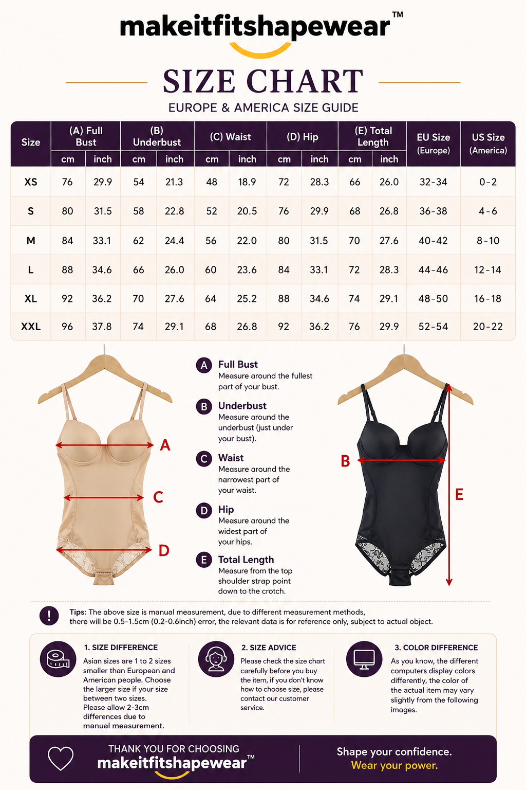 MakeItFit™ LuxeLift Sculpting Bodysuit