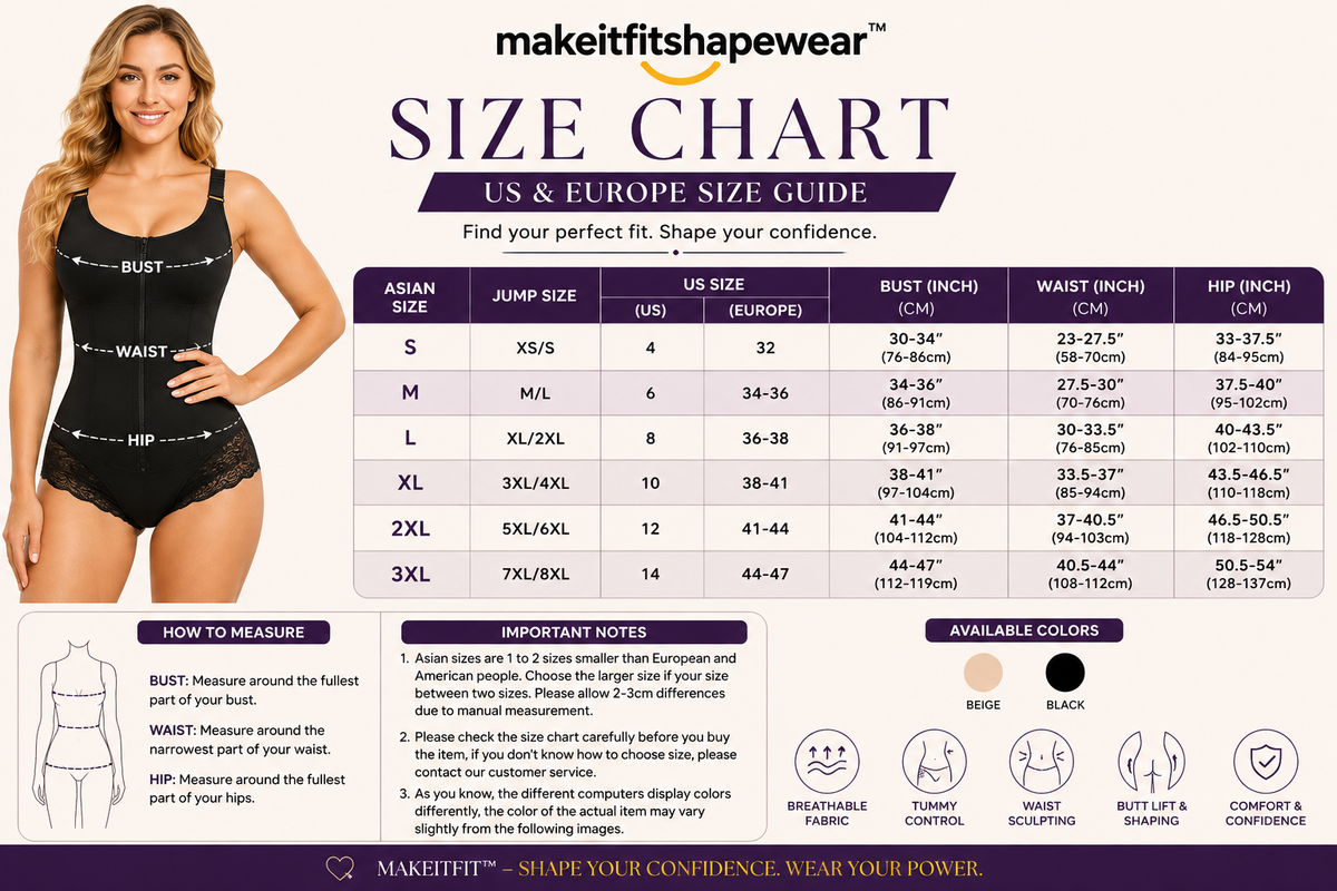 MakeItFit™ Sculpt & Lift Seamless Bodysuit