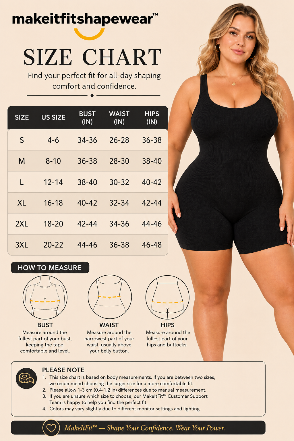 MakeItFit™ CurveFlex Plus Sculpting Romper