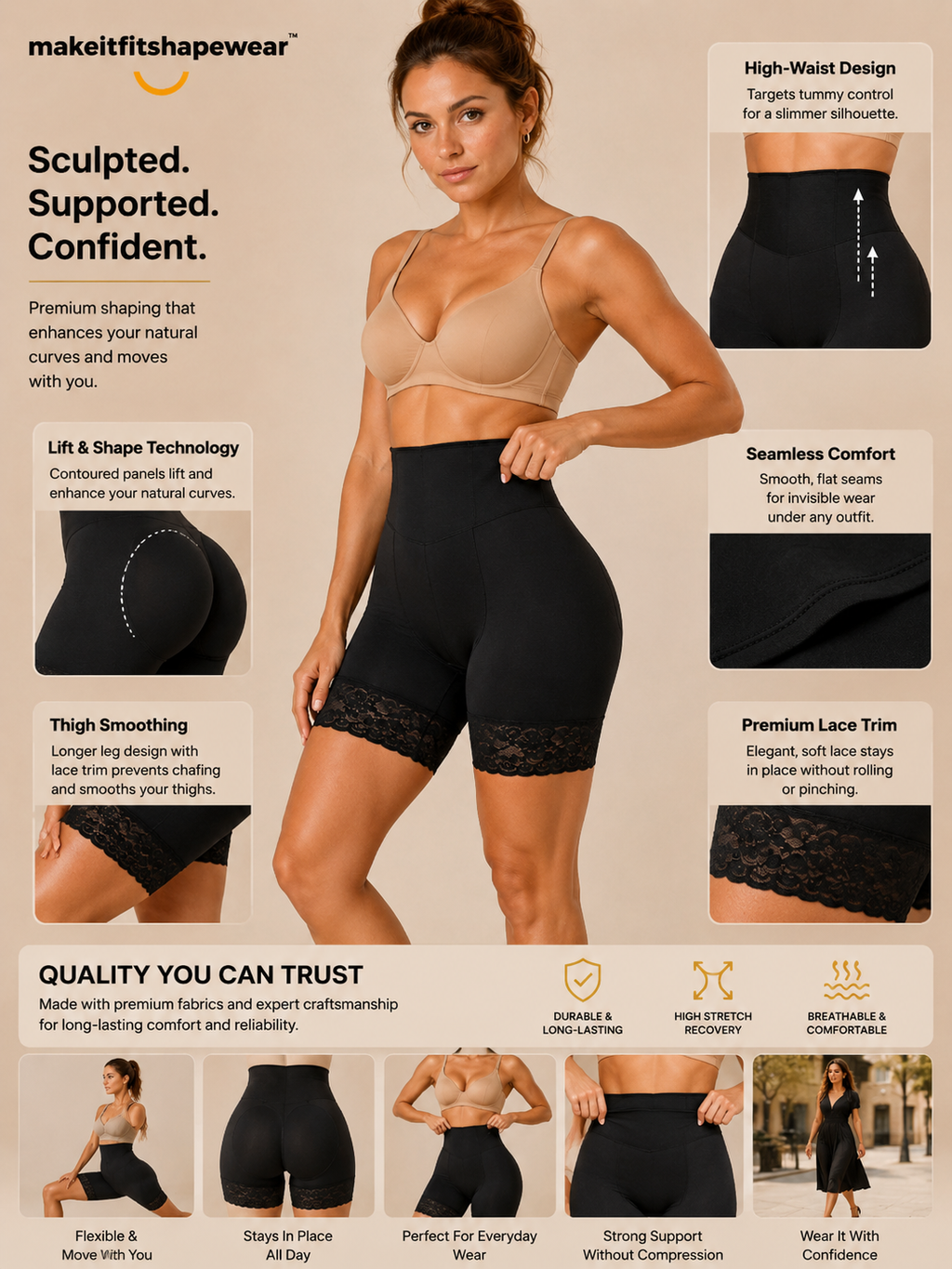 MakeItFit™ SculptLace™ Lift & Shape  Panties