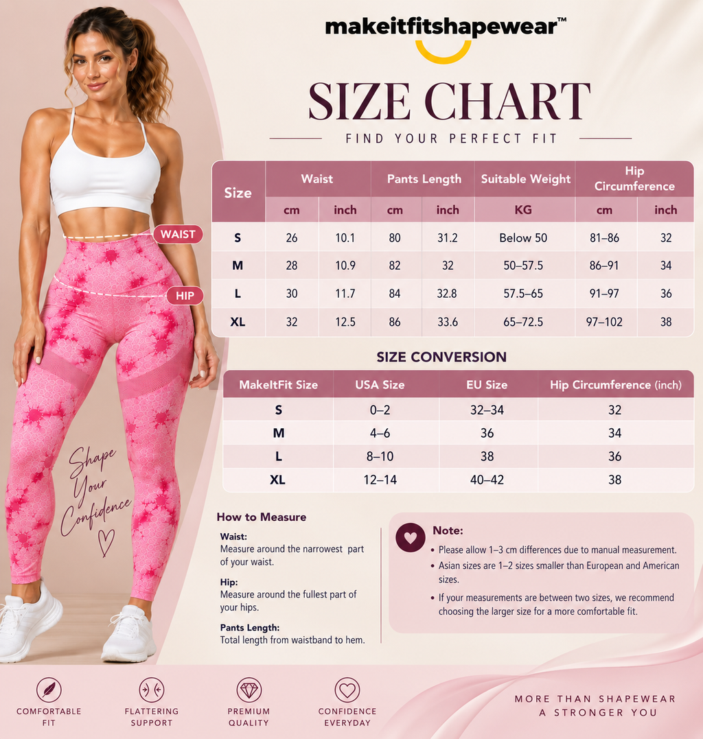 MakeItFit™ SculptFit™ Yoga Leggings