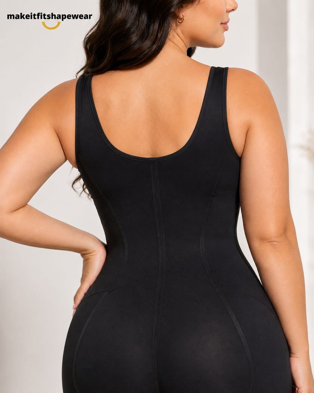 MakeItFit™ PowerSculpt Zip Compression Bodysuit