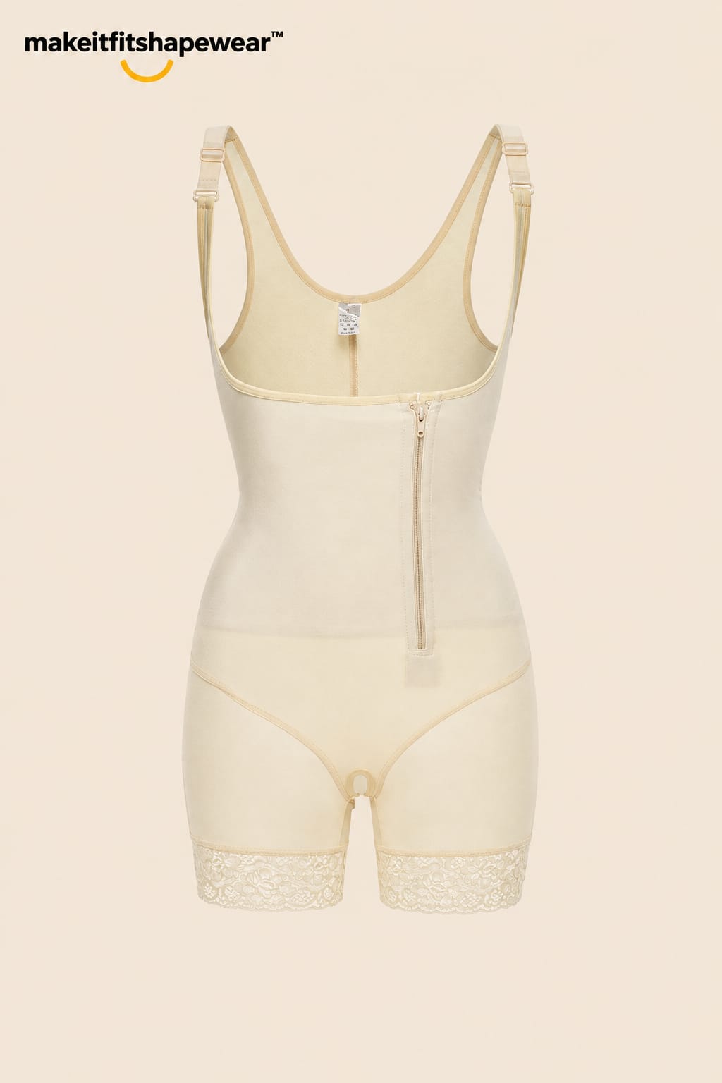 MakeItFit™ SculptZip Lace Bodysuit
