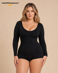 MakeItFit™ SculptFlex Long Sleeve Seamless Bodysuit