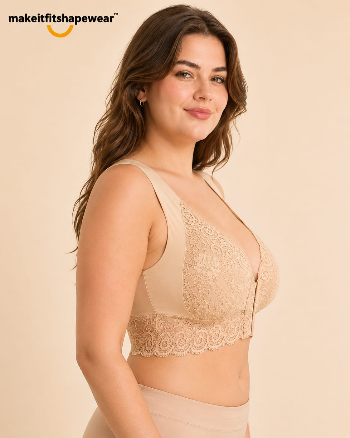 MakeItFit™ LuxeLift Front-Closure Support Bra