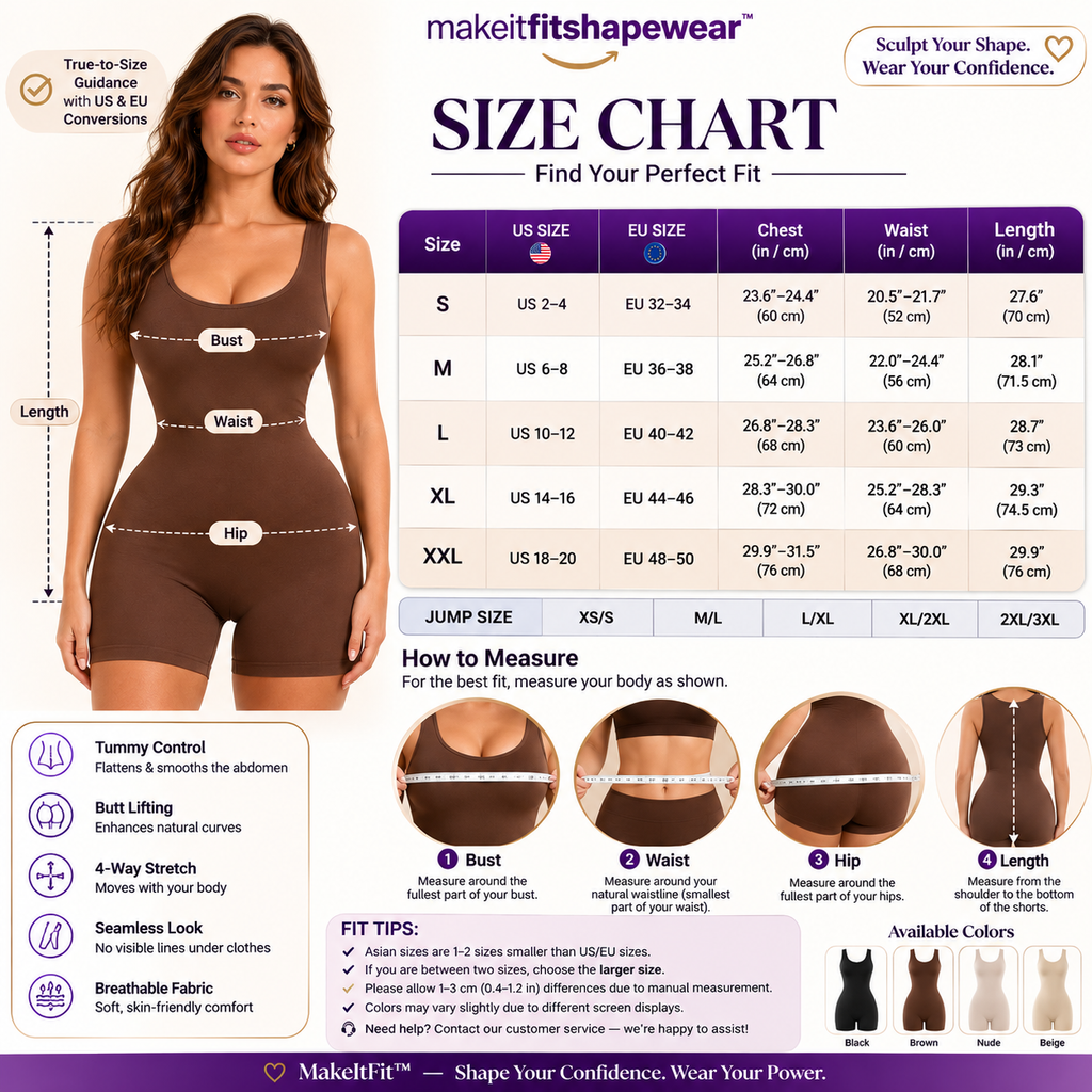 MakeItFit™ Sculpt & Lift Seamless Bodysuit