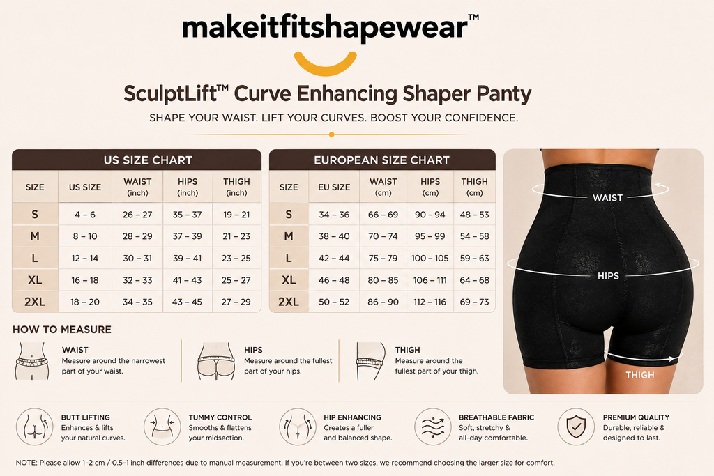 MakeItFit™ SculptCurve™ Tummy Control Thong