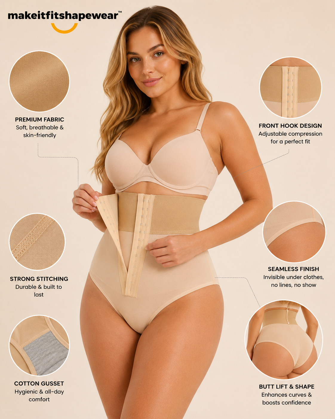 MakeItFit™ CurveLock High-Waist Shaping Brief