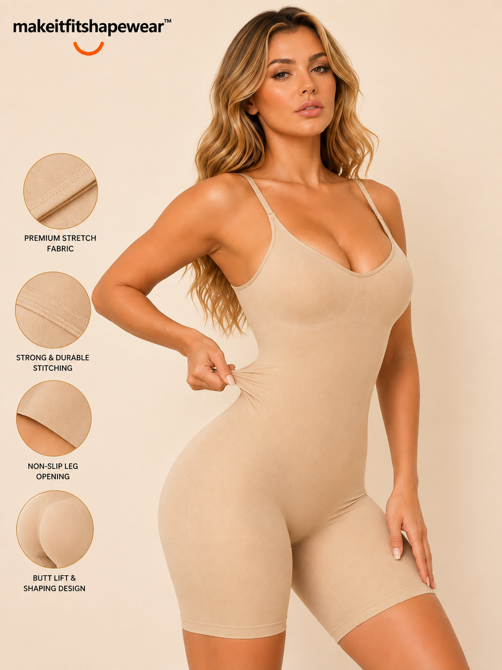 MakeItFit™ AuraSculpt Seamless Bodysuit