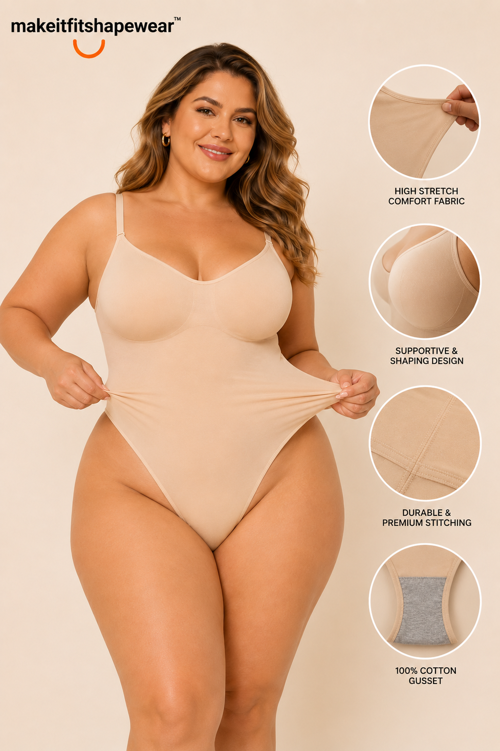 MakeItFit™ CurveEssence Seamless Sculpt Bodysuit
