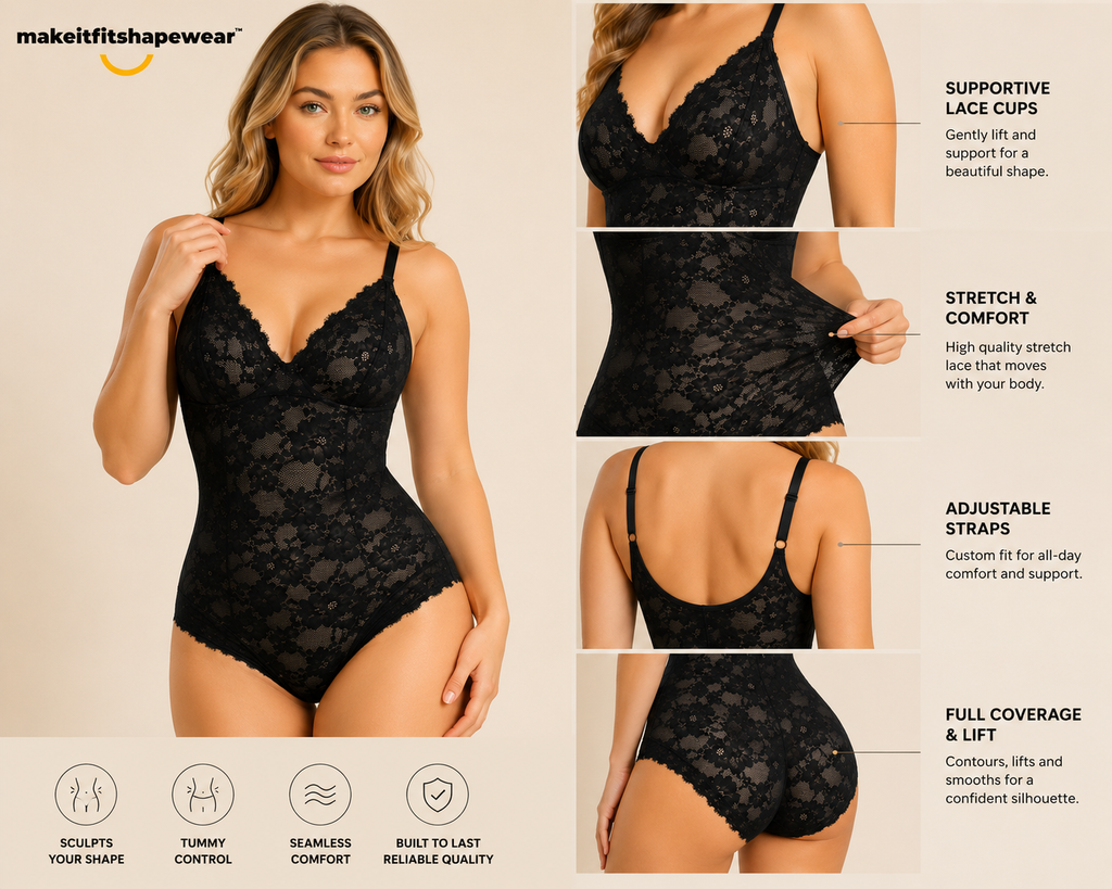 MakeItFit™ SculptLace™ Contour Bodysuit