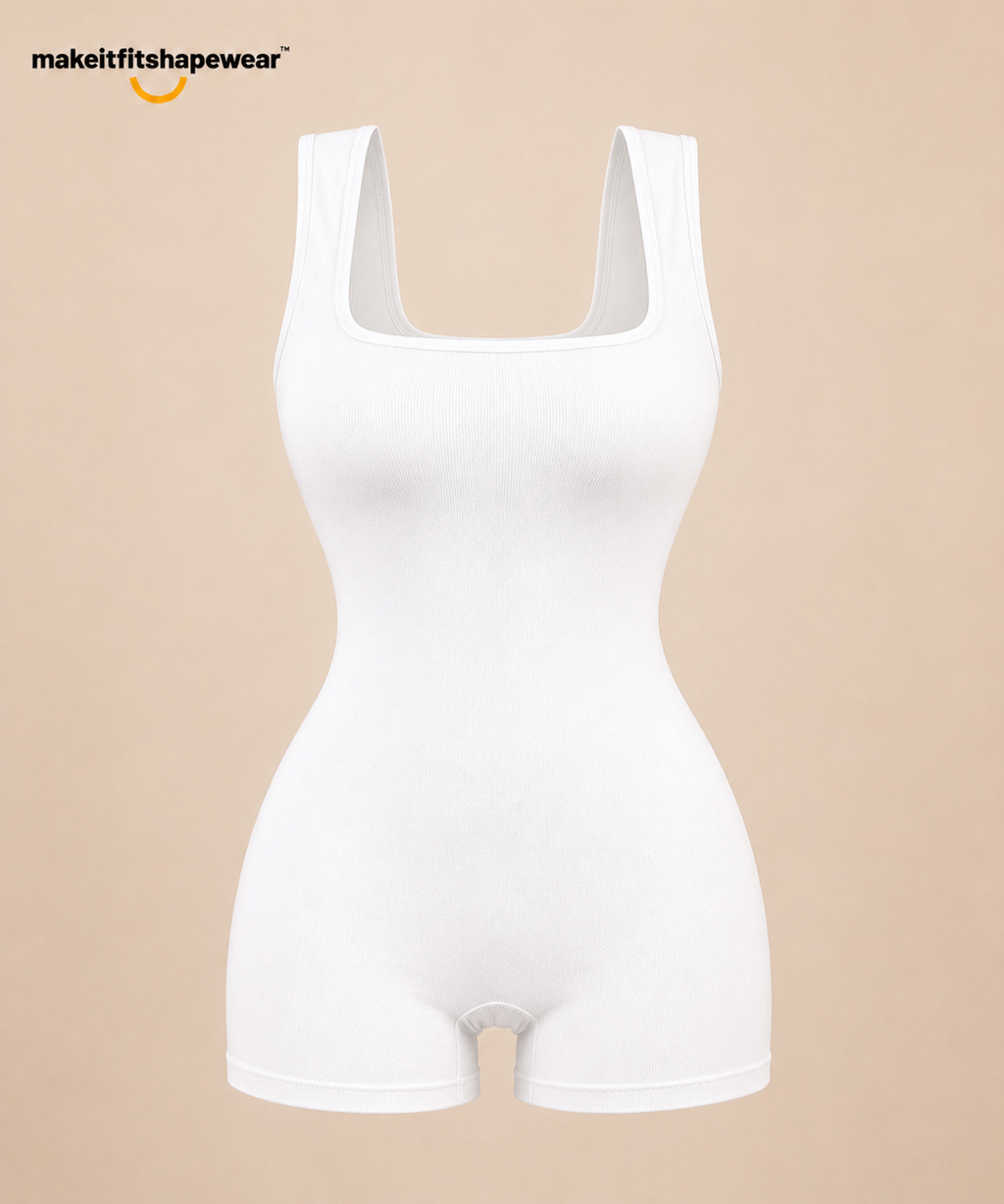 MakeItFit™ Seamless Square Neck Sculpting Bodysuit