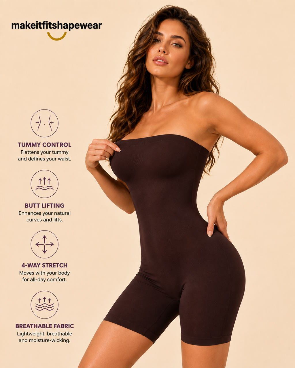 MakeItFit™ FlexCurve Strapless Sculpt Bodysuit