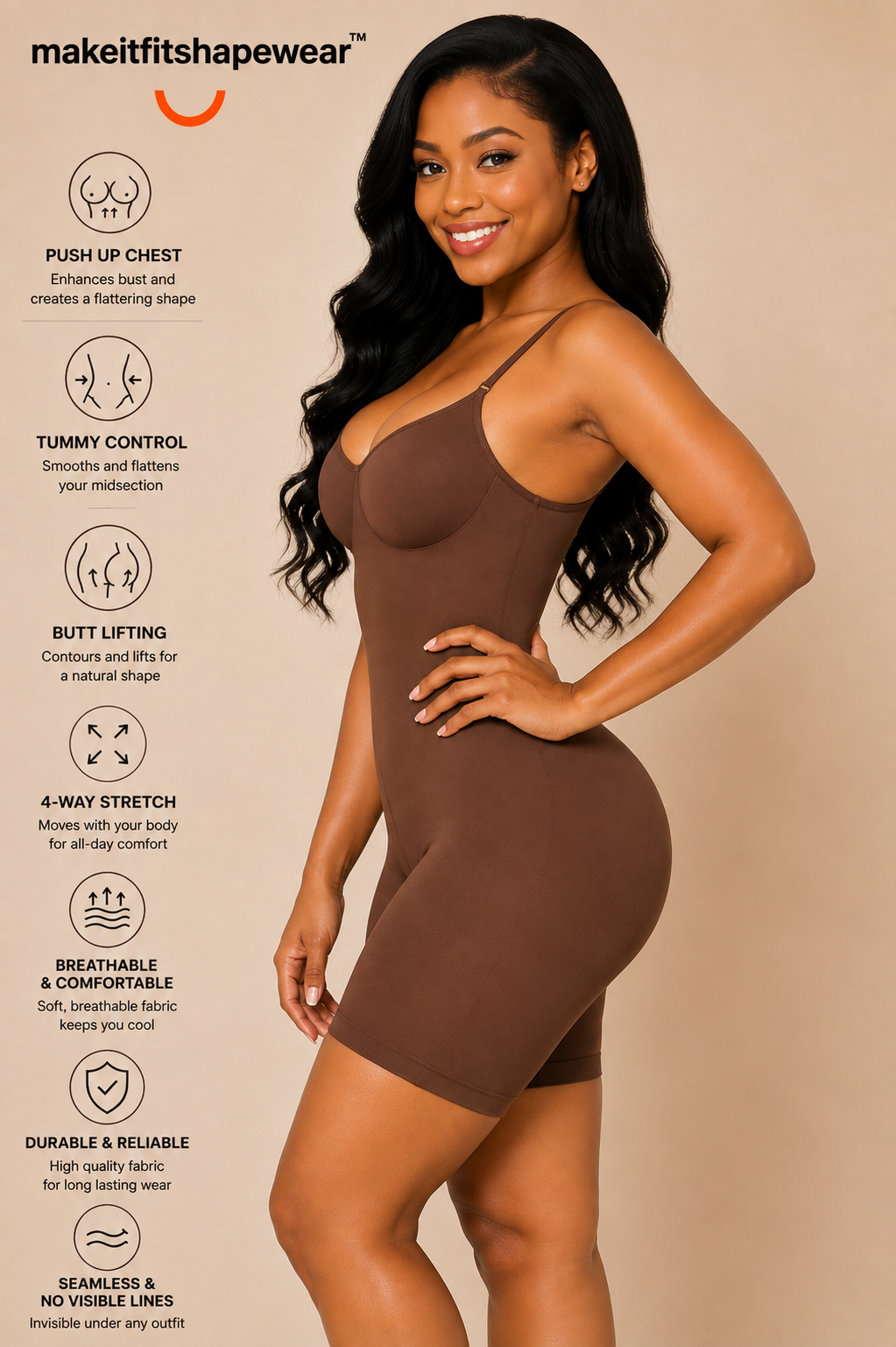 MakeItFit™ Curve Seamless Sculpt Bodysuit