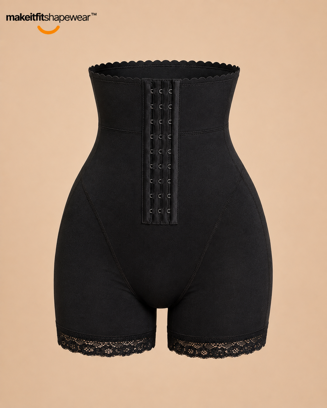 MakeItFit™ CurveLift SculptShort™ – Mid-Waist Tummy Control & Hip-Lifting Shapewear