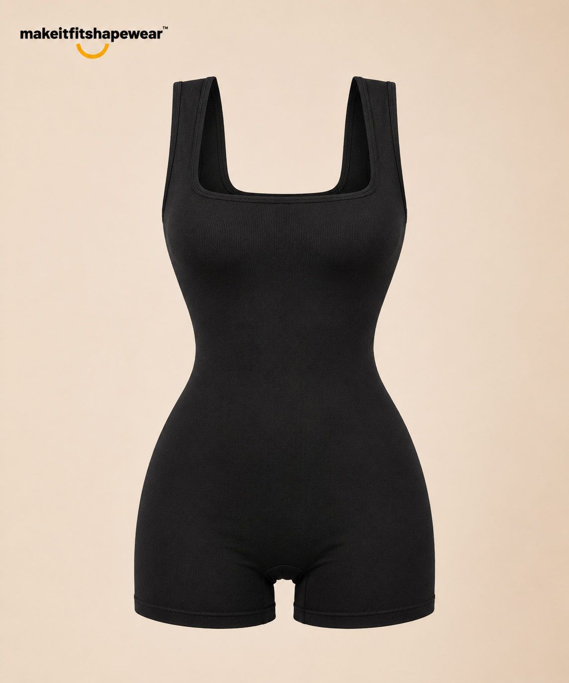 MakeItFit™ Seamless Square Neck Sculpting Bodysuit
