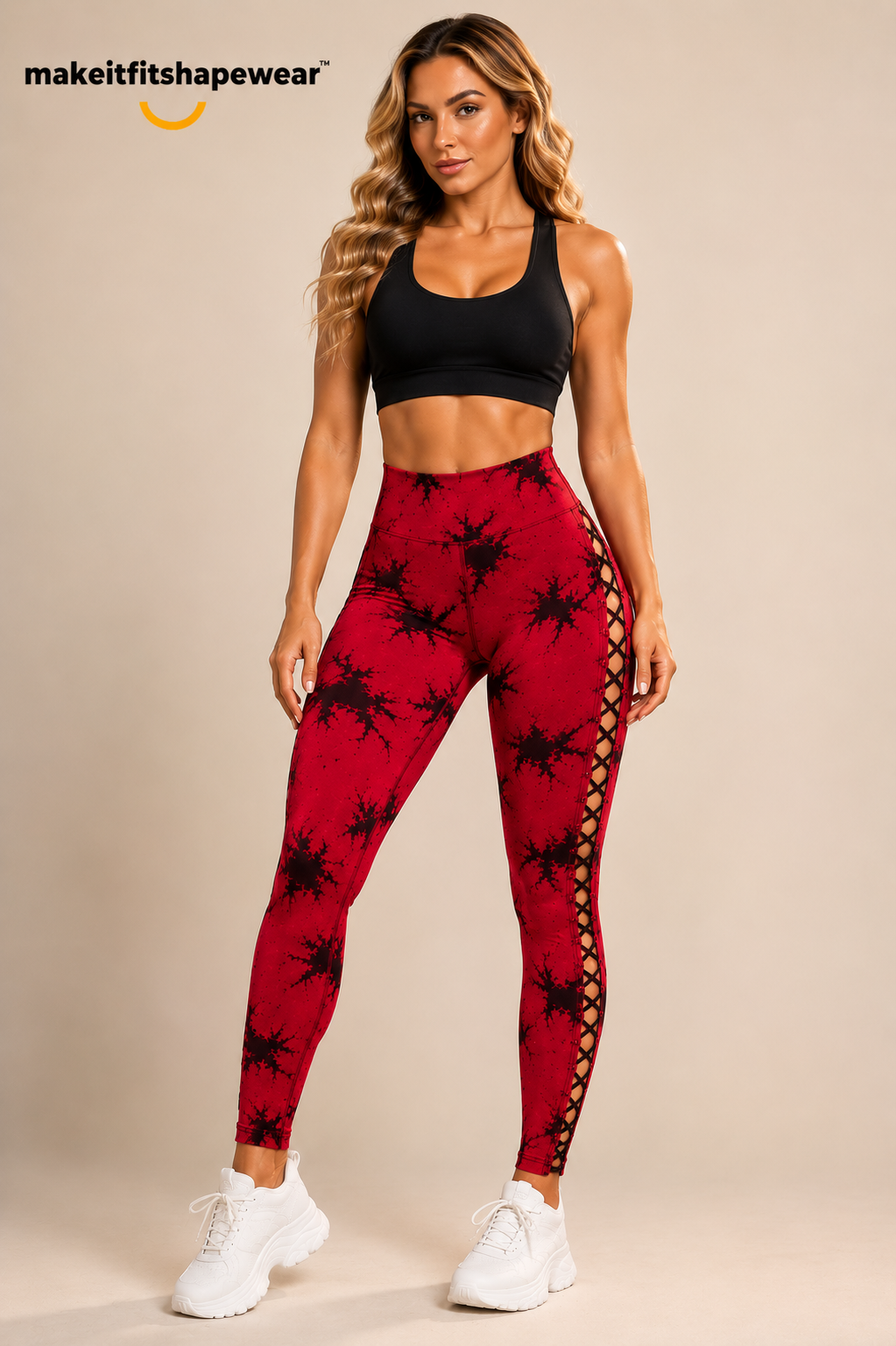 MakeItFit™ SculptLace™ High-Waist Yoga Leggings