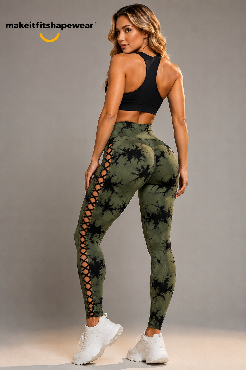 MakeItFit™ SculptLace™ High-Waist Yoga Leggings