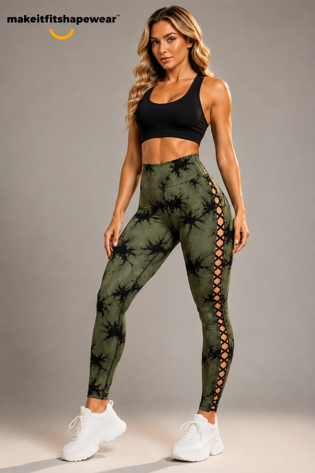 MakeItFit™ SculptLace™ High-Waist Yoga Leggings