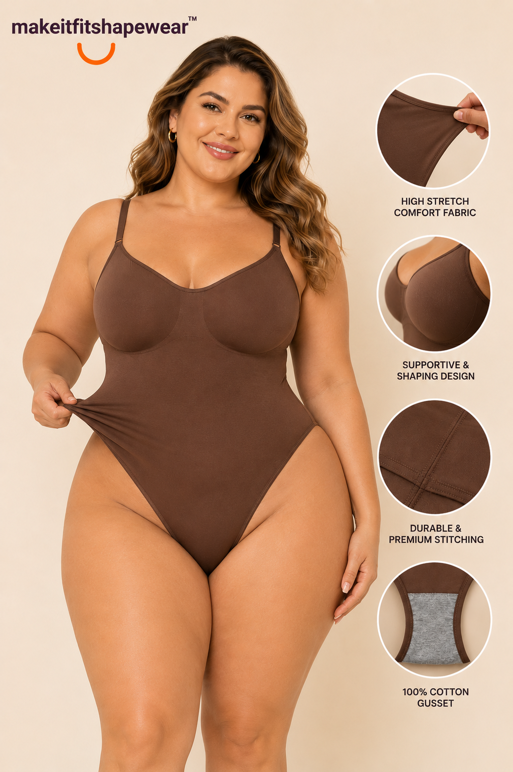 MakeItFit™ CurveEssence Seamless Sculpt Bodysuit