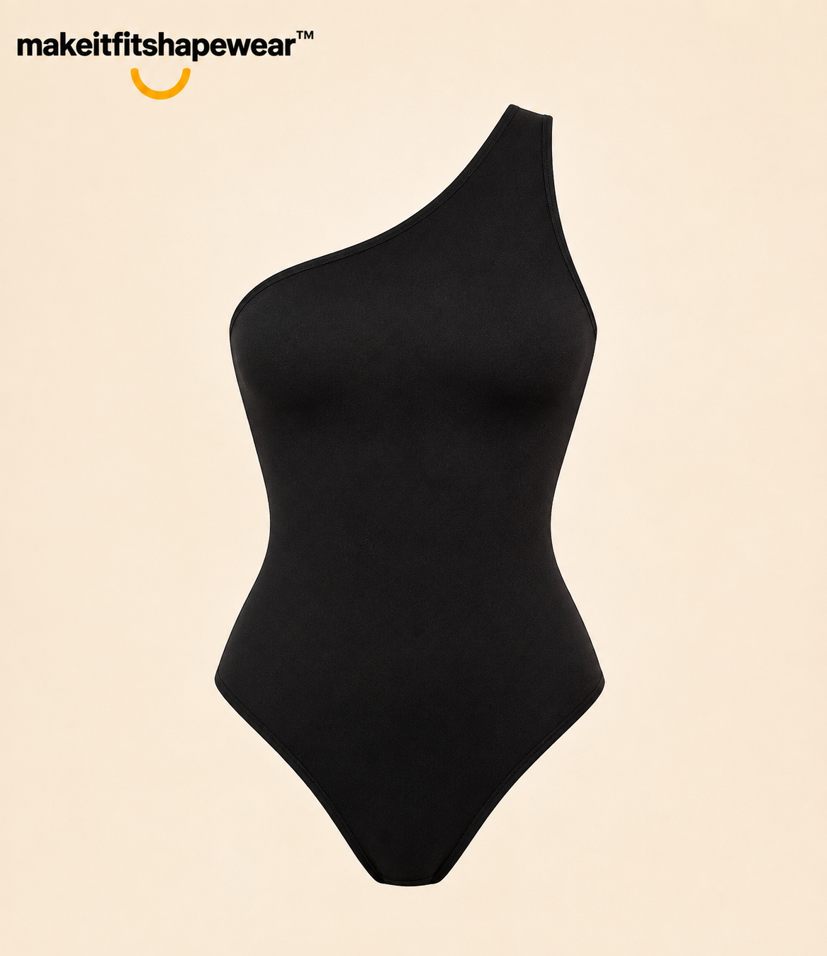 MakeItFit™ One Shoulder Sculpting Bodysuit